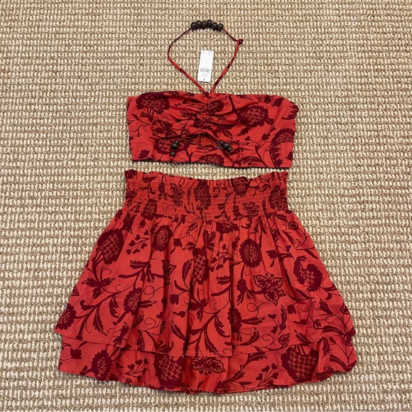 by Anthropologie Beaded Skirt Two Piece Set Small NWT - Picture 5 of 12